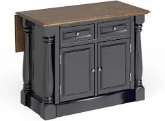 Homestyles Monarch Black Kitchen Island