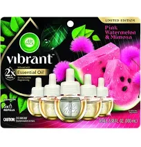 Air Wick Vibrant Scented Oil Refills Watermelon and Mimosa 5 ct.