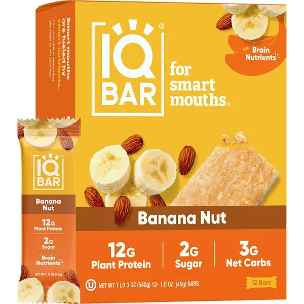 Iqbar Banana Nut Protein Bar