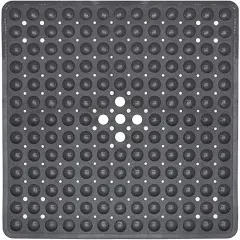 ENKOSI Square Shower Anti Slip Mat 21 x 21 Non Slip Shower Mat