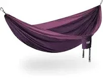 ENO DoubleNest Hammock - Lightweight, Portable, 1 to 2 Person Hammock - for Camping, Hiking, Backpacking, Travel, a Festival, or The Beach - Plum/Berry