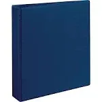 Avery Durable View Binder, 1-1/2" Slant Rings, 375-Sheet Capacity, DuraHinge Dark Blue (17024)