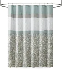 510 Design Printed and Embroidered Shower Curtain