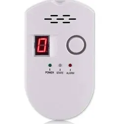 Home Plug-in Digital Coal Natural Gas Detector Combustible Gas Leak Alarm