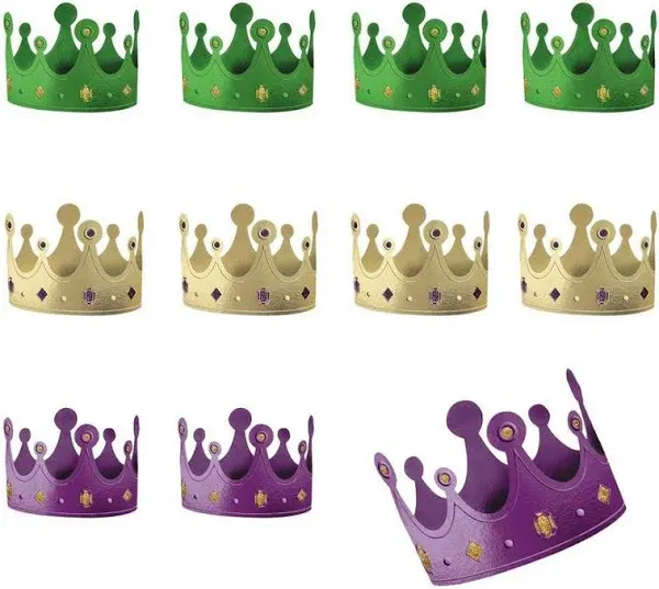 Amscan Mardi Gras Crowns