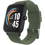 24/7 Evo unisex Olive Silicone Strap Smartwatch 37.5mm