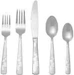 Oneida Quadratic 20 Piece Flatware Set, Service for 4