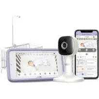 Hubble Connected Nursery Pal Crib Edition 5&#034; Smart HD Wi-Fi Video Baby Monitor