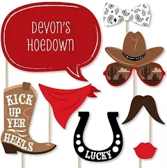 Big Dot of Happiness Western Hoedown - Wild West Cowboy Party Photo Booth Props Kit - 20 CountBig Dot of Happiness Western Hoedown - Wild West Cowboy Party Photo Booth Props Kit - 20 Count