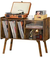 Lerliuo Mid-Century Record Player Stand