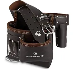 STRONGLAD 5-Pocket Leather Tool Belt