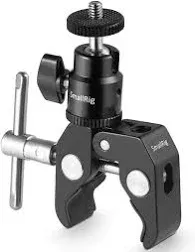 SmallRig Clamp Mount with 1/4 Screw Ball Head Mount