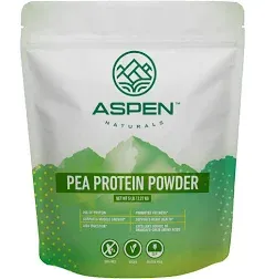 Aspen Naturals Pea Protein Powder (5 lb) Unflavored, Plant Based, Gluten Free, Non-GMO Vegan Protein Powder and Keto & Low Carb