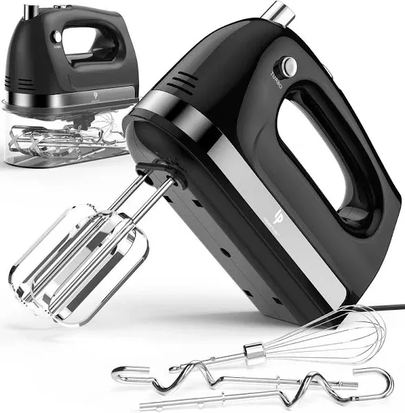 Hand Mixer Electric, 400W Food Mixer 5 Speed Handheld Mixer, 5 Stainless Steel A