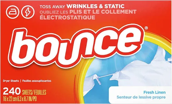 Bounce Fabric Softener Dryer Sheets Outdoor Fresh