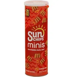 SunChips Minis Whole Grain Snacks Garden Salsa Flavored