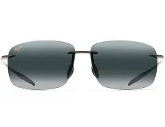 Maui Jim Men's and Women's Breakwall Polarized Rimless Reading Sunglasses