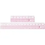 Cut-Align Precision Slotted Rulers (Set of 2 Rulers) for Card Making, Sewing and Other Crafting; from The Designer of The Misti and Creative Corners; Perfect Companion for Your Craft Knife