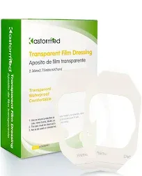 100 Packs Transparent Film Dressing