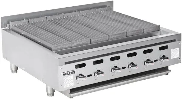 Vulcan VACB36-201, 36" Countertop Propane Gas Charbroiler, Radiant, 102,000 Btu