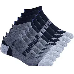 Puma Men's 8 Pack Low Cut Socks