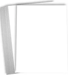 White Cardstock Thick Paper – 8 1/2 x 11&#034; Blank Heavy Weight 80 lb Cover Card...