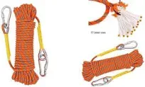 X XBEN Outdoor Climbing Rope 10M(32ft) 20M(64ft) 30M(96ft) 50M(160ft) 70M(230ft) 152M(500FT) 352M(1000FT) Static Rock Climbing Rope for Escape Rope Ice Climbing Equipment Fire Rescue Parachute