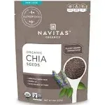 Navitas Organics Chia Seeds Organic 8 Ounce Size - 12 per Case.