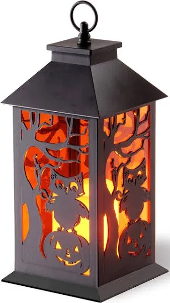 National Tree 12" Halloween Lantern with Candle