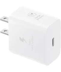 Original Samsung 25W PD Power Adapter with USB C Cable【EP-T2510<wbr/>】for S23 Series