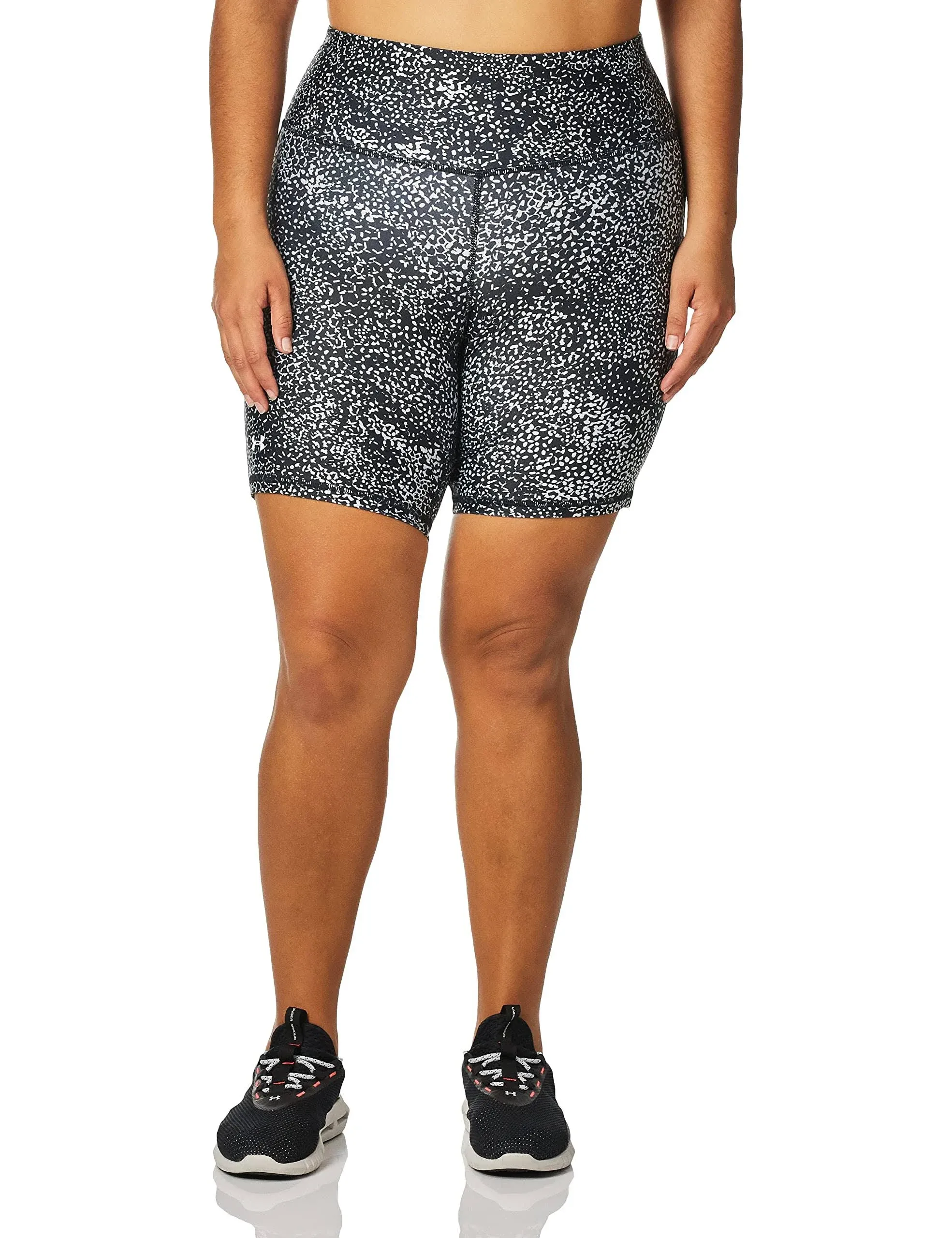 NWT Under Armour High-Rise Compression Bike Short Heatgear Women&#x27;s Size Large