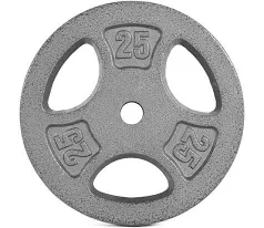 Single Weight Plate Standard Weightlifting Plate, 10 lbs, 1-inch Hole