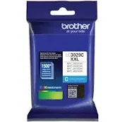 Genuine Original OEM Brother LC3029C XXL 1500 Page Yield Cyan Ink Cartridge