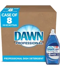 Dawn Heavy-Duty Manual Pot/Pan Dish Detergent, Original Scent, 38 oz Bottle, 8/Carton