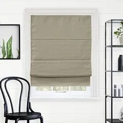 Chicology Roman Shades for Windows, Blackout Shades, 39&#034; W X 64&#034; H - Del Mar Moo