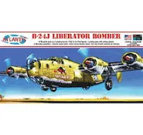 ATLANTIS B-24J Liberator WWII Bomber w/Swivel Stand Model-1:92 SCALE #218~NEW OB