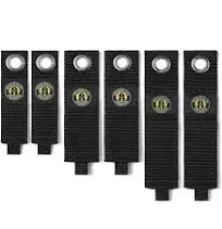 Spartan Power Heavy Duty Storage Straps Assorted 6 Pack, Various Sizes for Garage Organization and Cable or Hose Storage