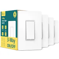 TREATLIFE 3 Way Smart Switch 2.4Ghz WiFi Smart Light Switch 3 Way Switch Work...