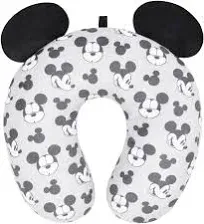 Concept One Disney Mickey Mouse Faces and Icons Portable Travel Neck Pillow