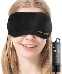 Aroma Season Heated Eye Mask, USB Steam Compress for Dry Eyes(violet)