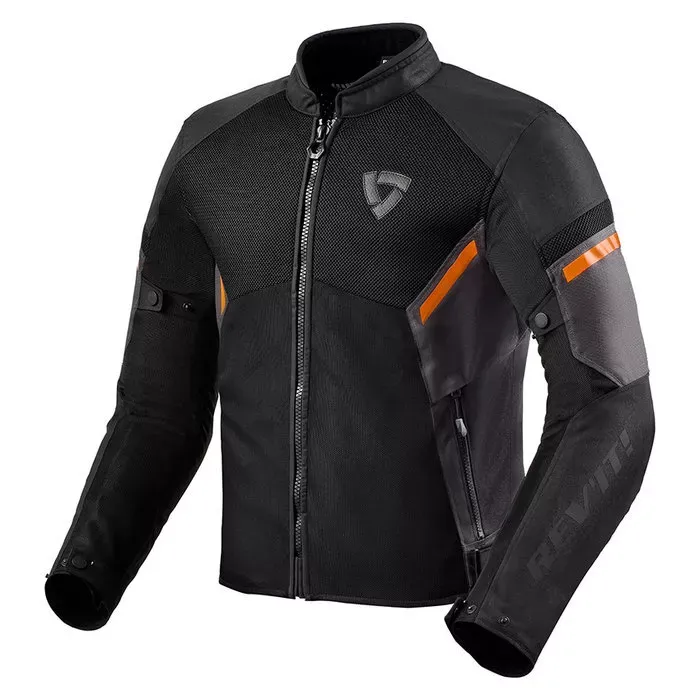 REV&#039;IT! Jacket GT R Air 3 Black Neon Orange - New! Fast Shipping!