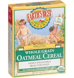 Earth's Best Organic Whole Grain Oatmeal Cereal