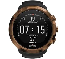 Suunto D5 Wrist Dive Computer Scuba Diving Watch w/USB Copper SS050569000