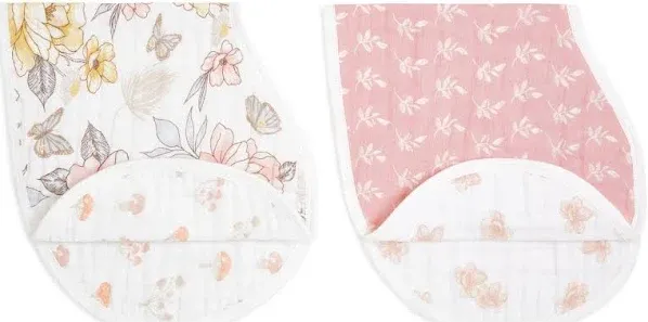 aden + anais 2-Pack Organic Cotton Burpy Bibs