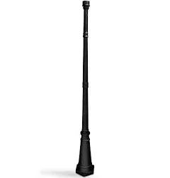 Decorative Post 79 inch Black Post Lighting, Easy Installation