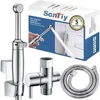 SonTiy Brass Handheld Bidet Sprayer for Toilet, Cloth Diaper Toilet Sprayer B...