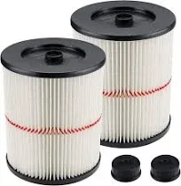 Replacement Filter 17816 Compatible with Shop VAC Craftsman 9-17816, Fits Most 5 Gallon and larger Wet/Dry Vacs