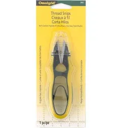 Dritz Omnigrid Thread Snips, Yellow