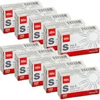 Office Depot Paper Clips No. 1 Regular Silver 100 Clips Per Box Pack of 10 Boxes