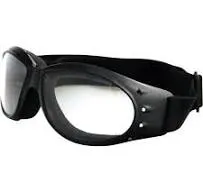 Bobster Cruiser Goggles (Black w/Clear Lens)